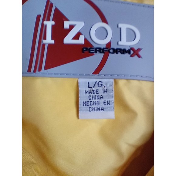 Izod Puff Vest Yellow Size Large PerformX Women Pocket Zip Down Feather - Picture 3 of 14